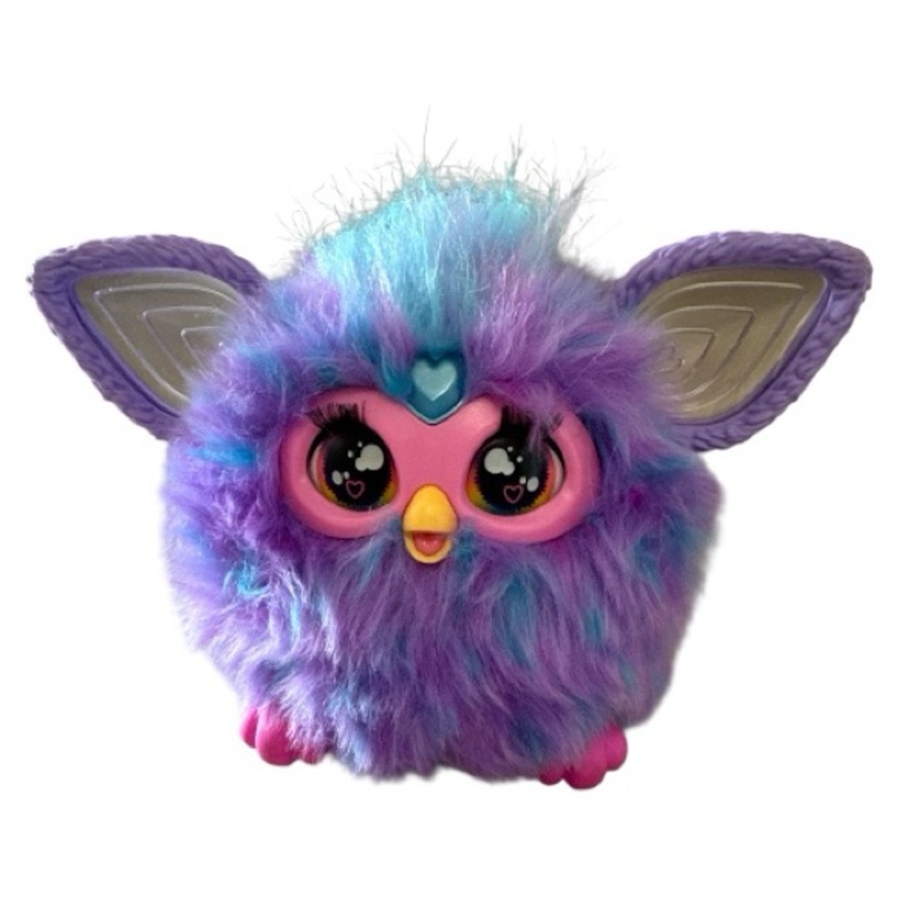 Purple and Blue Stuffed Animal Toy